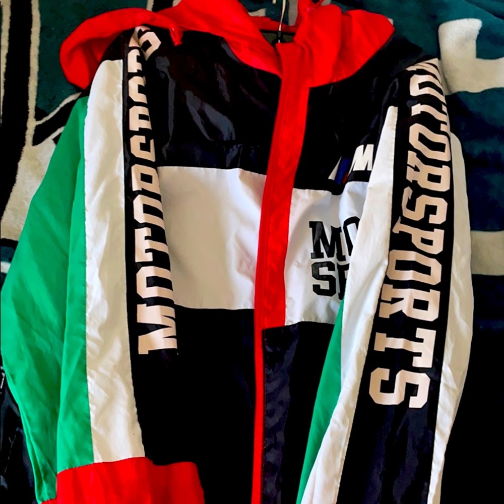 Motor sports windbreaker